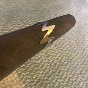 Zigzag NWOT Silver Tone Toe Ring